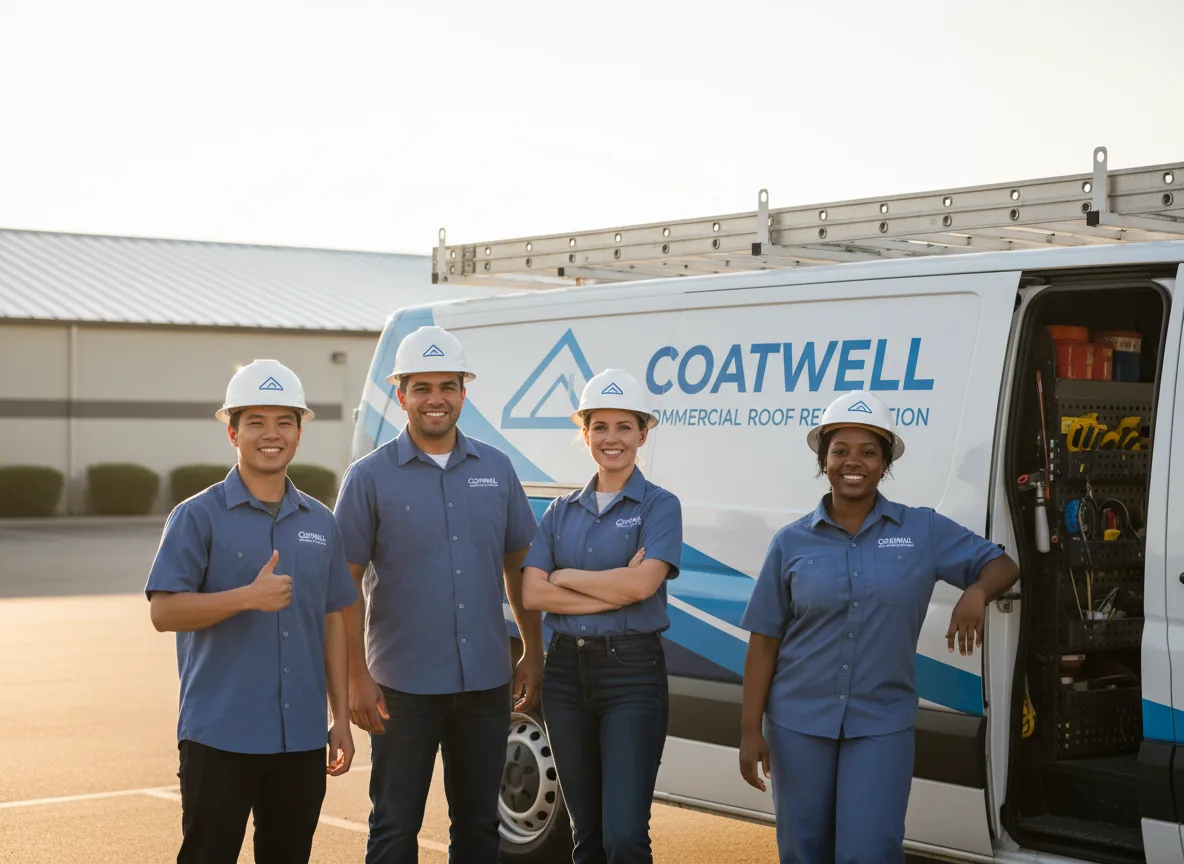 Commercial roof coating company in Ashfield, PA
